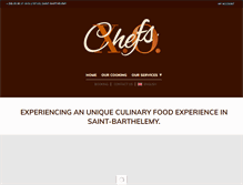 Tablet Screenshot of chefsxo.com